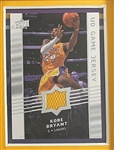 2009-10 NBA Champion Los Angeles Lakers Game-Used Jersey Trading Cards Display with Two Kobe Bryant Cards (12 Cards Total)