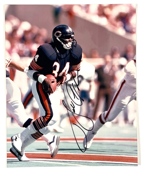 Walter Payton Signed 8 x 10 Photograph