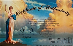 Tobey Maguire as Peter Parker Screen Worn Graduation Cap and Gown from 2002 Film <em>Spider-Man</em> with COA from Columbia Pictures