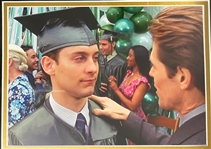 Tobey Maguire as Peter Parker Screen Worn Graduation Cap and Gown from 2002 Film <em>Spider-Man</em> with COA from Columbia Pictures