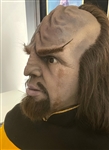 Michael Dorn as Worf Full-Size “Life Mask” Display with Star Fleet Uniform - <em>Star Trek: The Next Generation</em>