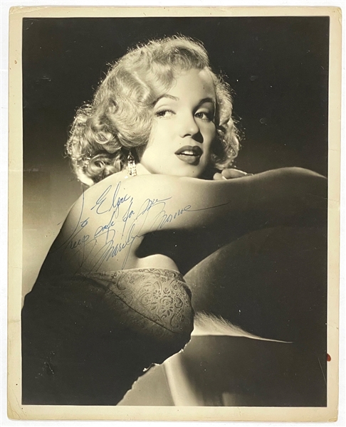 Marilyn Monroe Signed 8 x 10 Photo - "Keep Safe for Me...” - Early Lazlo Willinger Glamour Shot