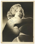 Marilyn Monroe Signed 8 x 10 Photo - "Keep Safe for Me...” - Early Lazlo Willinger Glamour Shot