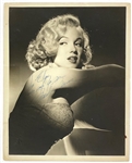 Marilyn Monroe Signed 8 x 10 Photo - Keep Safe for Me...” - Early Lazlo Willinger Glamour Shot