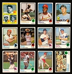 1973 Topps Baseball Complete Set (660/660) Incl. #615 Mike Schmidt Rookie PSA EX-MT 6