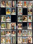 1973 Topps Baseball Complete Set (660/660) Incl. #615 Mike Schmidt Rookie PSA EX-MT 6