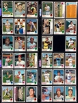 1973 Topps Baseball Complete Set (660/660) Incl. #615 Mike Schmidt Rookie PSA EX-MT 6