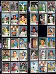 1973 Topps Baseball Complete Set (660/660) Incl. #615 Mike Schmidt Rookie PSA EX-MT 6