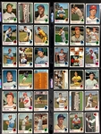 1973 Topps Baseball Complete Set (660/660) Incl. #615 Mike Schmidt Rookie PSA EX-MT 6