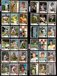 1973 Topps Baseball Complete Set (660/660) Incl. #615 Mike Schmidt Rookie PSA EX-MT 6