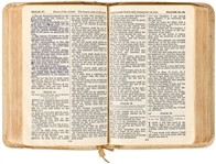 Elvis Presley Owned Bible Given to Him By Gary Pepper at 1957 Graceland Christmas Eve Party - With Graceland Authenticated LOA