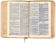 Elvis Presley Owned Bible Given to Him By Gary Pepper at 1957 Graceland Christmas Eve Party - With Graceland Authenticated LOA
