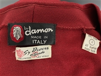 Elvis Presley Owned Deep Red 1960's “Sy Devore” Button-Down Cardigan Sweater 