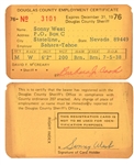 1976 Sonny West’s Sahara Tahoe Hotel Supervisor Badge Given To Him By Elvis Presley - with Graceland Authenticated LOA