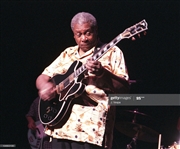 B.B. King Stage Worn Shirt – Photo Matched to His Performance at the “1999 B.B. King Blues Festival”
