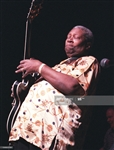 B.B. King Stage Worn Shirt – Photo Matched to His Performance at the “1999 B.B. King Blues Festival”
