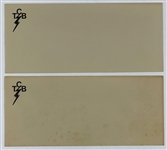 1970 Elvis Presley’s “TCB” Letterhead and Two Envelopes  - An Early Version of the Famous Stationery
