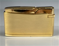 Elvis Presley Owned EP Engraved Gold Lighter/Watch Combo - Gifted to His Cousin Patsy Presley
