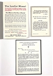 President John F. Kennedy Prayer Cards and Funeral Missal Booklet (3 Items)