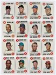 1968 Topps “Batter Up” Game Complete Set of 33 with Orignal Box