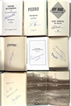 Group of 19 Hall of Famer and Superstar Signed Hardback Baseball Books and Biographies -  Each with FULL PSA/DNA LOA