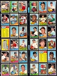 1965 Topps Baseball Complete Set (598) with 14 PSA and SGC Graded Cards