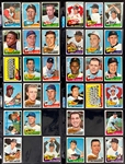 1965 Topps Baseball Complete Set (598) with 14 PSA and SGC Graded Cards