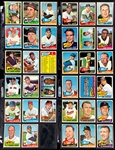 1965 Topps Baseball Complete Set (598) with 14 PSA and SGC Graded Cards