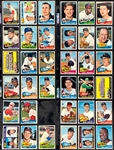 1965 Topps Baseball Complete Set (598) with 14 PSA and SGC Graded Cards