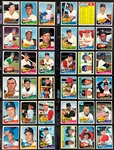 1965 Topps Baseball Complete Set (598) with 14 PSA and SGC Graded Cards