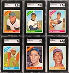 1966 Topps Baseball High Grade Complete Set (598) Including PSA and SGC-Graded Cards (32)