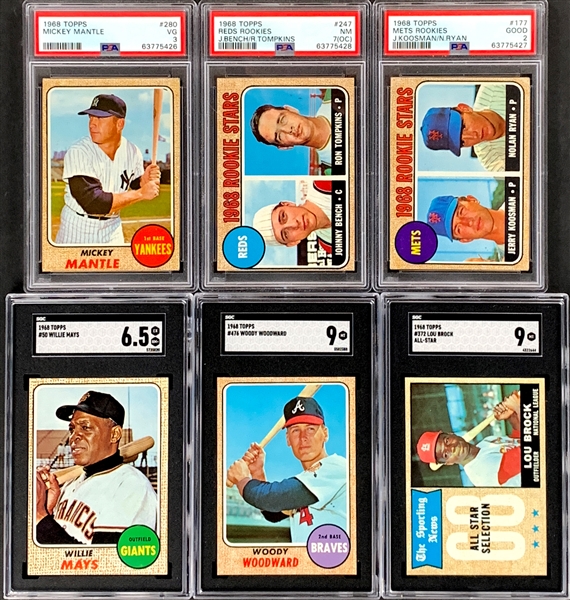 1968 Topps Baseball Complete Set (598)