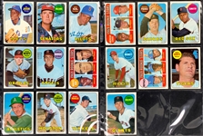 1969 Topps Baseball Complete Set (664) Incl. #260 Reggie Jackson PSA EX-MT 6