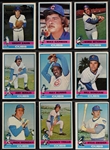 1976 Topps Baseball Complete Set (660) Incl. #330 Nolan Ryan SGC NM-MT 8 & #550 Hank Aaron SGC NM 7