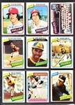 1980 Topps Baseball Complete Set (726) Incl. #482 Rickey Henderson Rookie PSA NM 7