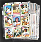 1980 Topps Baseball Complete Set (726) Incl. #482 Rickey Henderson Rookie PSA NM 7