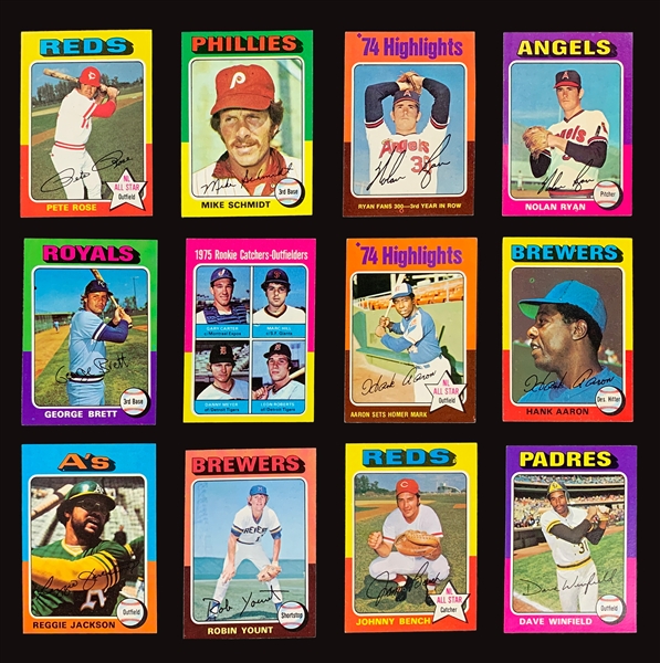 1975 Topps Baseball Complete Set (660)