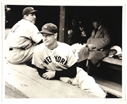 May 2, 1939, The Day Lou's Streak Ended Lou Gehrig 8 x 10 Inch Photograph Printed from the Original Negative which Resides in The Baseball Hall of Fame - Immaculate Type II Photograph