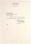 Fred Astaire Signed Letter on His Personal Stationary (BAS)