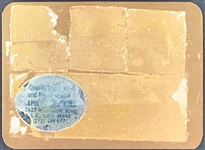 Elvis Presley's Kenpo Karate 7th Degree Black Belt Gold Metal ID Card - Dated August 16, 1974 - Gifted to J.D. Sumner, Former Mike Moon Collection