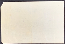 Elvis Presley 1958 Gas Receipt Carbon from Killeen, Texas During His Time in Army Basic Training at Fort Hood