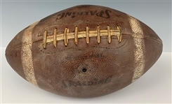 Elvis Presley Spalding Football Used for Games at Graceland! Given to His Cousin Patsy Presley