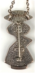 Impressive Elvis Presley Owned Sterling Silver and Turquoise Native American Motif Necklace Given to His Cousin Patsy Presley