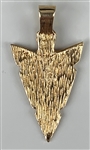 Elvis Presley Owned 14K Gold Indian Arrowhead Necklace Pendant Given to His Cousin Patsy Presley