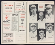 1939 Philadelphia Athletics Scorecard Signed by Lefty Grove and Jack Quinn from the 1929 World Championship Team