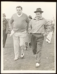 1937 Original News Service Photo of Babe Ruth and Infamous Golfer John Montague (Encapsulated PSA/DNA TYPE 1)