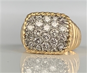 Elvis Presley Owned 22-Diamond and Gold Ring Gifted to J.D. Sumner - Former Mike Moon Collection - with LOA from Graceland Authenticated