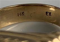 Elvis Presley Owned 22-Diamond and Gold Ring Gifted to J.D. Sumner - Former Mike Moon Collection - with LOA from Graceland Authenticated