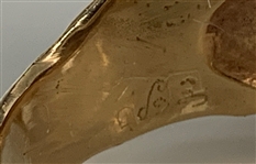 Elvis Presley Owned 14K Gold Diamond and Black Star Sapphire Ring Given to His Girlfriend Sheila Ryan
