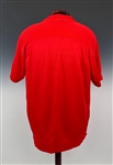 1970's Elvis Presley Owned Red “Sportsman” Brand Short Sleeve Shirt